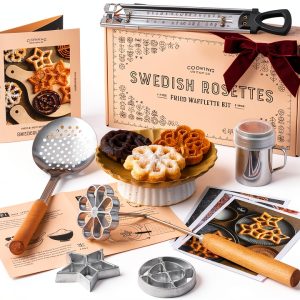 Cooking Gift Set Rosette Iron Non-Stick Baking Tools-0