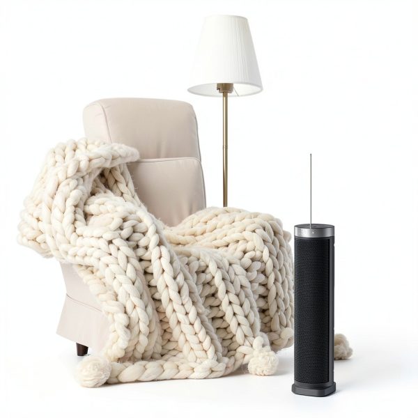 VOCRS Tower Heater Fast Heating Oscillating Remote Control-3
