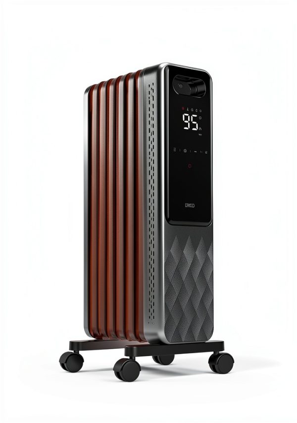 Dreo Oil Filled Radiator Heater Space Grey Large Digital-1