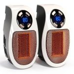 Minetom Wall Mounted Electric Heater Digital Thermostat-0