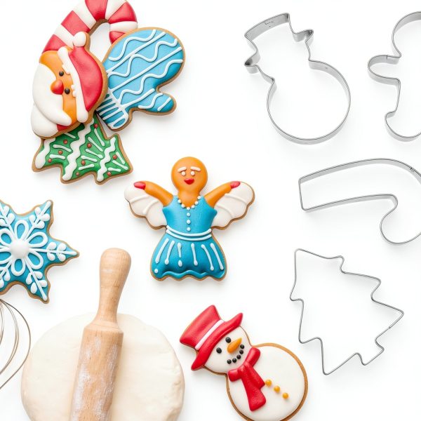 Wmtidene Christmas Cookie Cutters Stainless Steel Variety-4