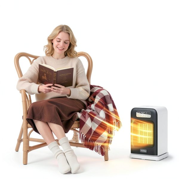 FLANUR Electric Space Heater 1500W Portable Indoor Heating-5