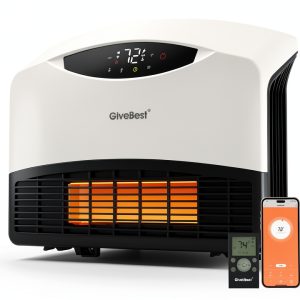 GiveBest Wall Mounted Heater WiFi Remote Control Adjustable-0