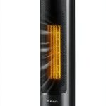 FLANUR Tower Heater PTC Ceramic 1500W Black Space Heater-0