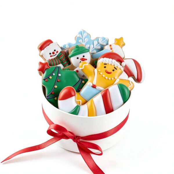 KELOFKO Christmas Cookie Cutters Stainless Steel 6 Shapes-4