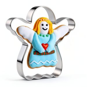 KELOFKO Christmas Cookie Cutters Stainless Steel 6 Shapes-0