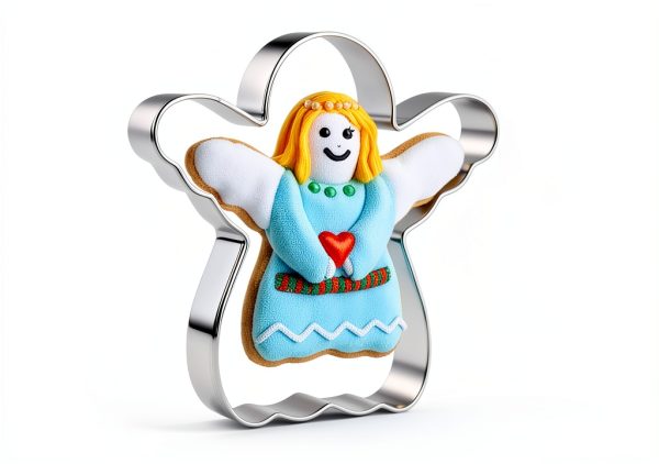 KELOFKO Christmas Cookie Cutters Stainless Steel 6 Shapes-0