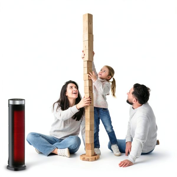 VOCRS Tower Heater Fast Heating Oscillating Remote Control-2