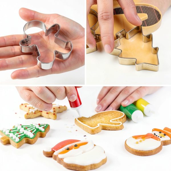 Wmtidene Christmas Cookie Cutters Stainless Steel Variety-3