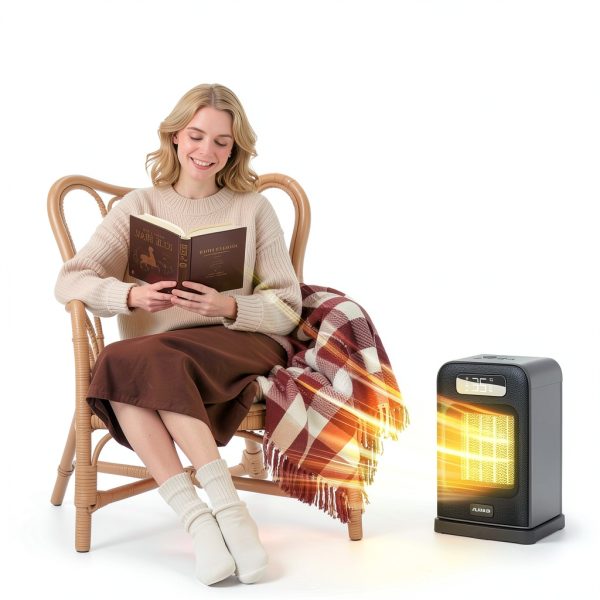 FLANUR Electric Space Heater Tower Forced Air Indoor-5