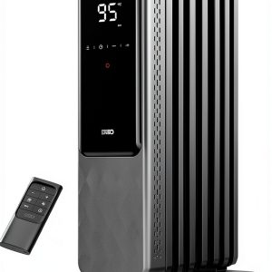 Dreo Oil Filled Radiator Heater Space Grey Large Digital-0