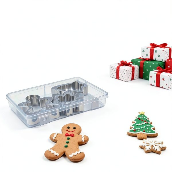 VTUGP Christmas Cookie Cutters Stainless Steel 9 Piece Set-4