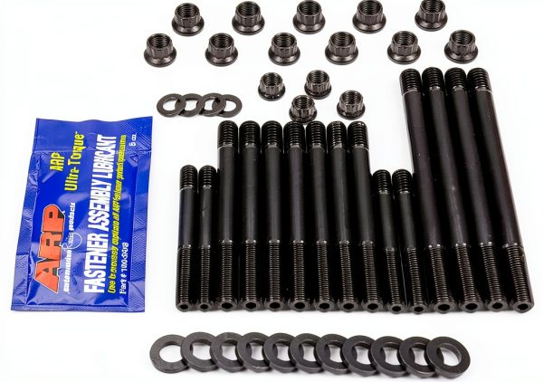 ARP BMC A-Series 11 Stud Head Kit - 12 Black Hex Studs 1/2 in-0