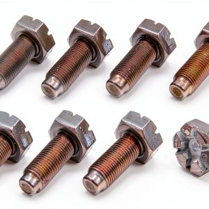 Ford Flywheel Bolt Kit, 10 mm x 1.25 Thread, 1.000 in Long, Hex Head, Chromoly, Natural, Ford Modular, Set of 8-0