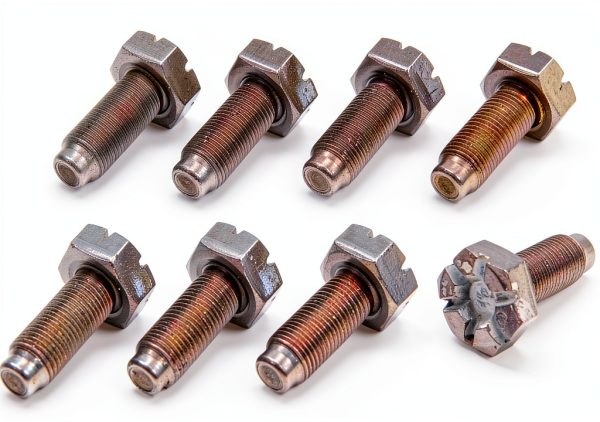 Ford Flywheel Bolt Kit, 10 mm x 1.25 Thread, 1.000 in Long, Hex Head, Chromoly, Natural, Ford Modular, Set of 8-0