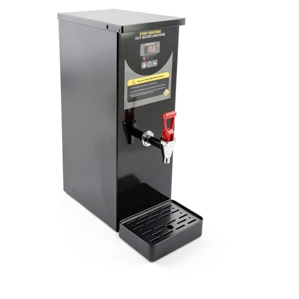 Water Boiler Eletric Commercial Hot Water Dispenser, 8L Commercial Water Boiler Intelligent Digital Display Screen Adjustable Temperature for Tea Coffee Shop Dessert Shop Hotel (Black)-5
