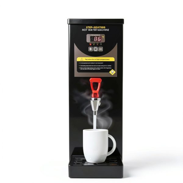 Water Boiler Eletric Commercial Hot Water Dispenser, 8L Commercial Water Boiler Intelligent Digital Display Screen Adjustable Temperature for Tea Coffee Shop Dessert Shop Hotel (Black)-1