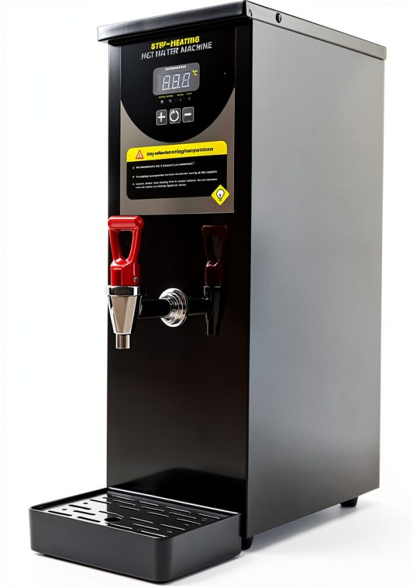 Water Boiler Eletric Commercial Hot Water Dispenser, 8L Commercial Water Boiler Intelligent Digital Display Screen Adjustable Temperature for Tea Coffee Shop Dessert Shop Hotel (Black)-0