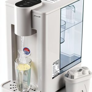FRIZZLIFE TF900 Instant Hot Water Dispenser Filter, Countertop Water Filter System, 5 Temperatures & 3 Volume Settings, High Temp Safety Lock, Zero Installation, UL Standard Tested, 1 Filter Included-0