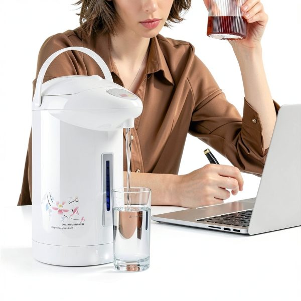 3L Tabletop Electric Kettle with Triple Dispensing, 750W Fast Heating,-1